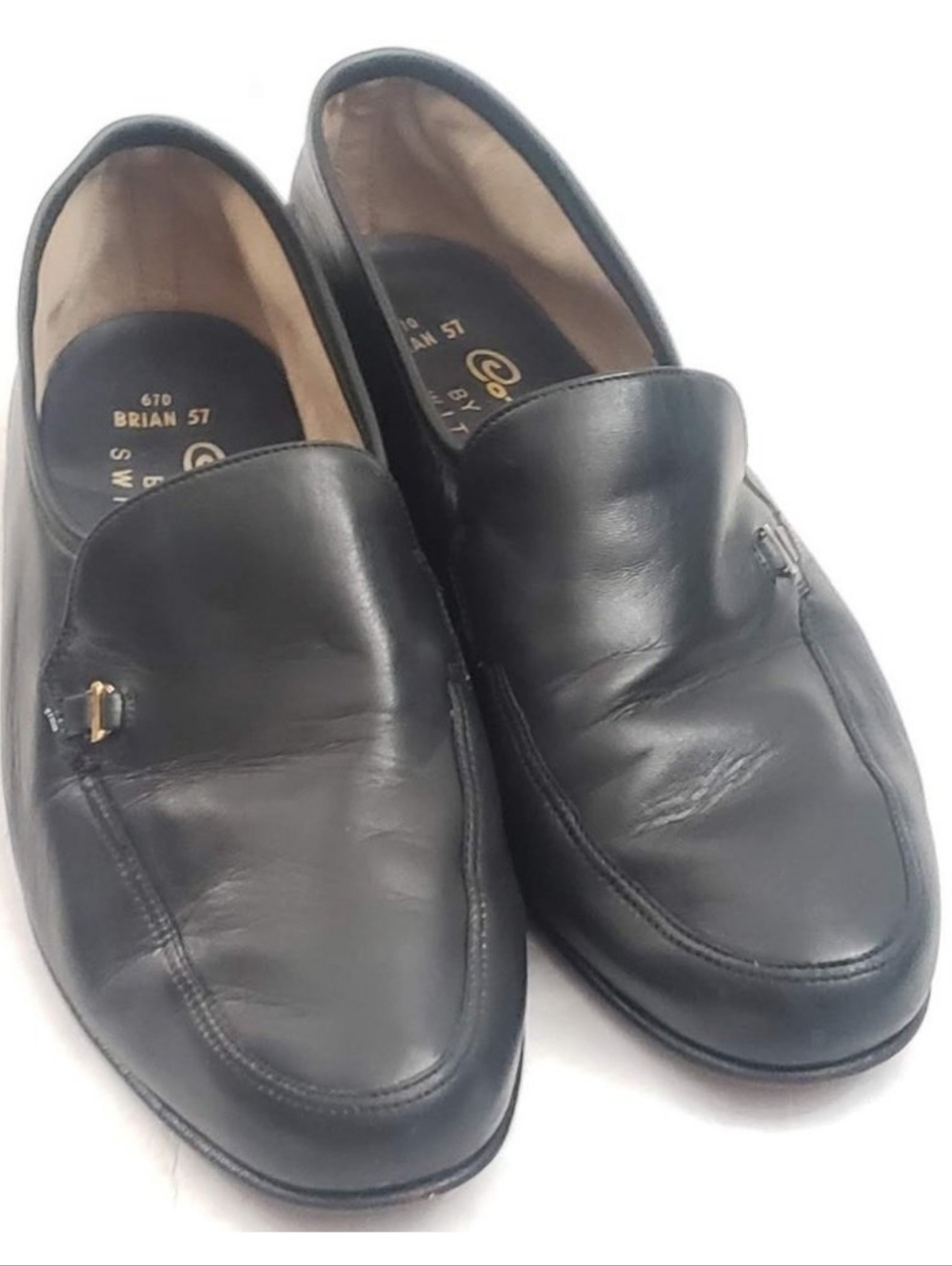 Bally Continental Black Leather Men’s Loafers Size 8.5W - Picture 2 of 11